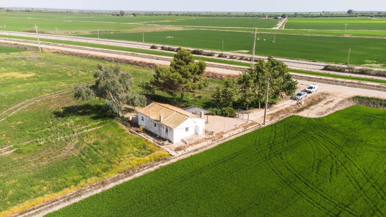 Quet - Casa Rural Con Piscina Privada En El Delta Del Ebro - Deltavacaciones Deltebre Zewnętrze zdjęcie